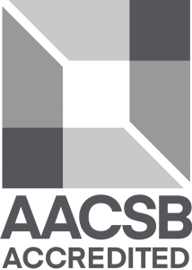 AACSB लोगो - ग्रे
