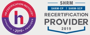 PMU-Logo und SHRM-Logo