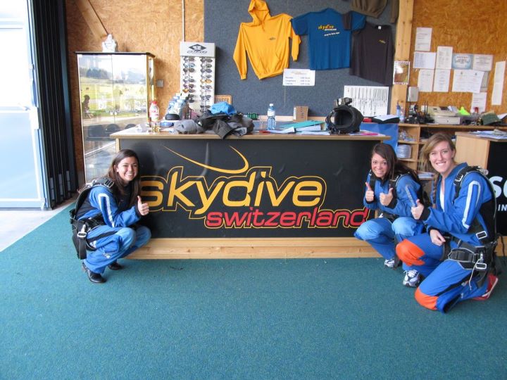 getting ready to skydive!