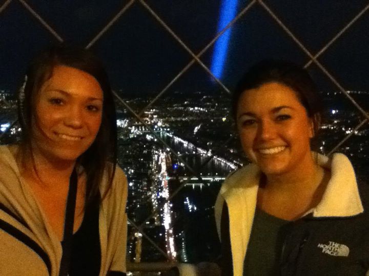 On top of the Eiffel Tower!