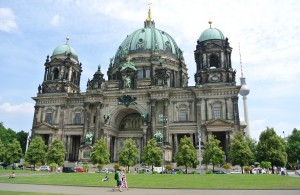 The Cathedral of Berlin is the largest church in the city,