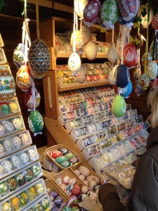 Hand-painted Easter Eggs in Prague