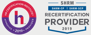 Logotipo de PMU y logotipo de SHRM