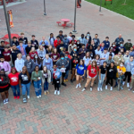 Cardinal Bridge Academy Student Group Photo on UofL campus