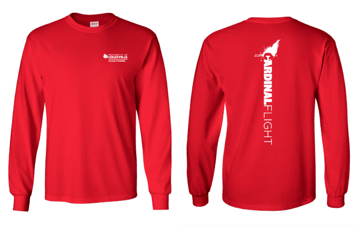 Cardinal Flight Langarm-T-Shirt