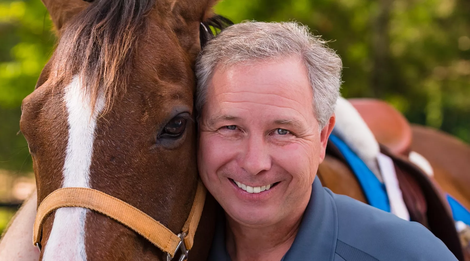 Eric Wright ’94,’01 founded a therapy organization, Cope's Hope Equine Assisted Services, that aids children and families throughout the Louisville area.