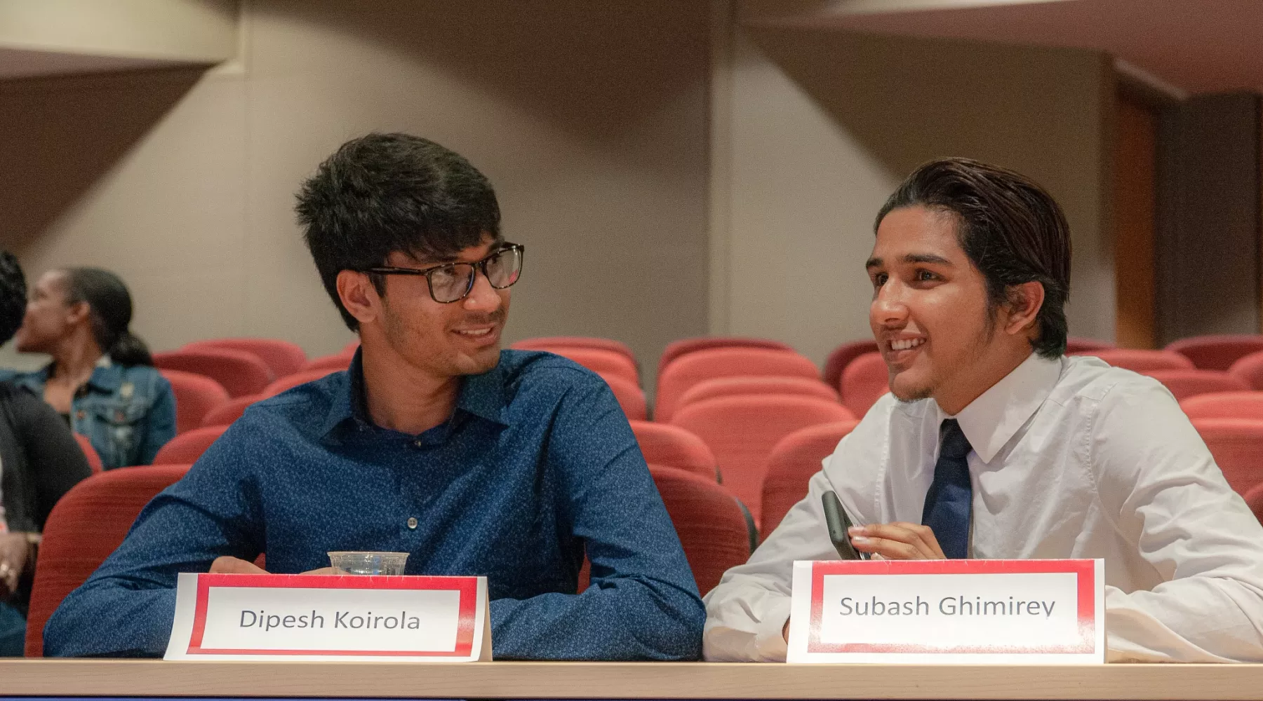 Two student participating in Project BUILD