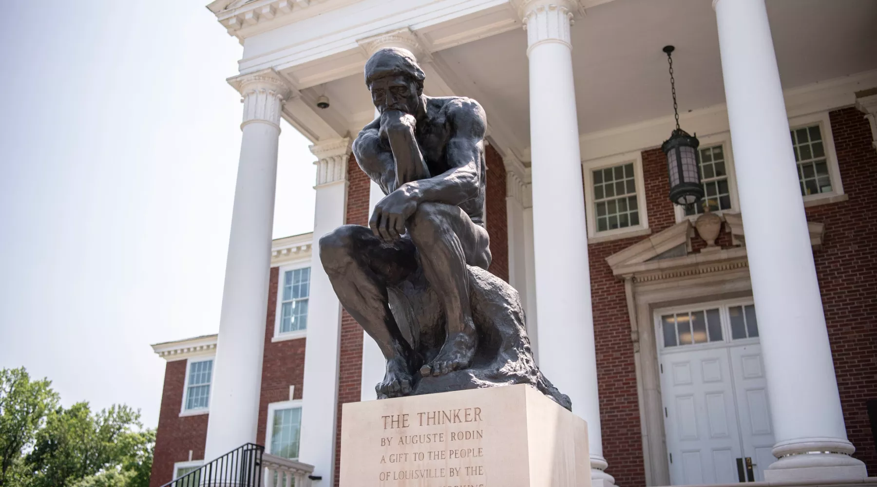 University of Louisville iconic statue, the Thinker