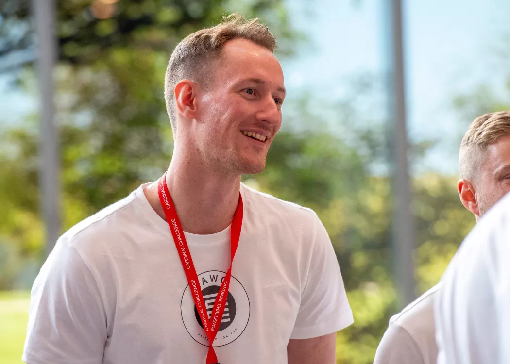 UofL College of Business Innovation MBA students pitch their company ideas to judged and attendees at the Cardinal Challenge Competition.