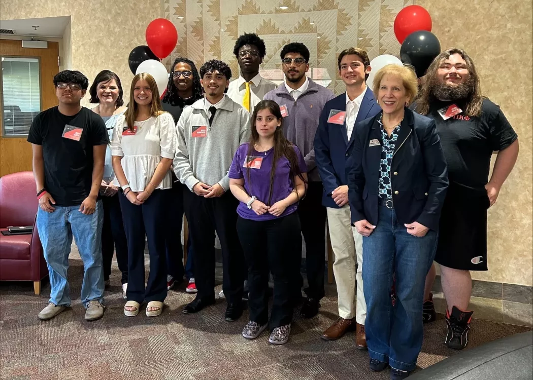 Group of students standing