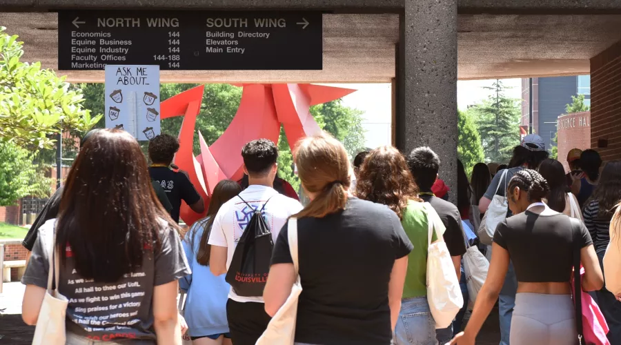 College of Business incoming freshman Student orientation
