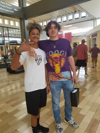 Two men posing for a photo.